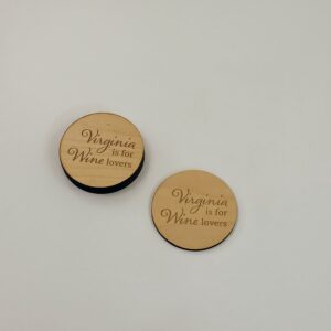 Virginia is for Wine Lovers Wooden Coasters