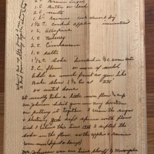 Personalized Family Recipe  Board