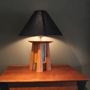 Table Lamp With Black Shade
